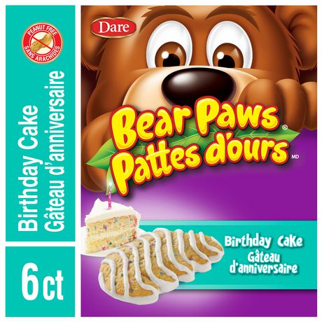 Bear Paws Dare Birthday Cake Soft Cookies