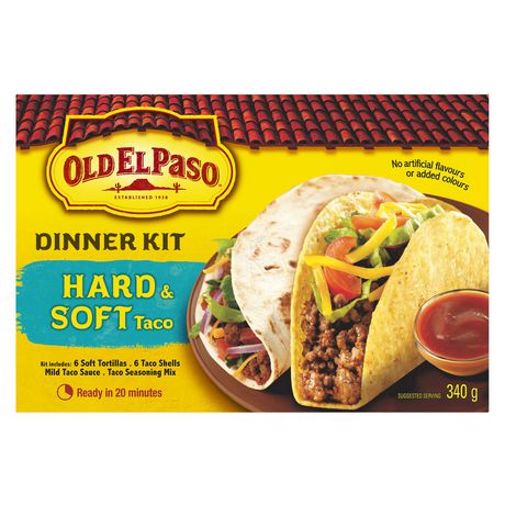 Old El Paso Hard And Soft Taco Dinner Kit